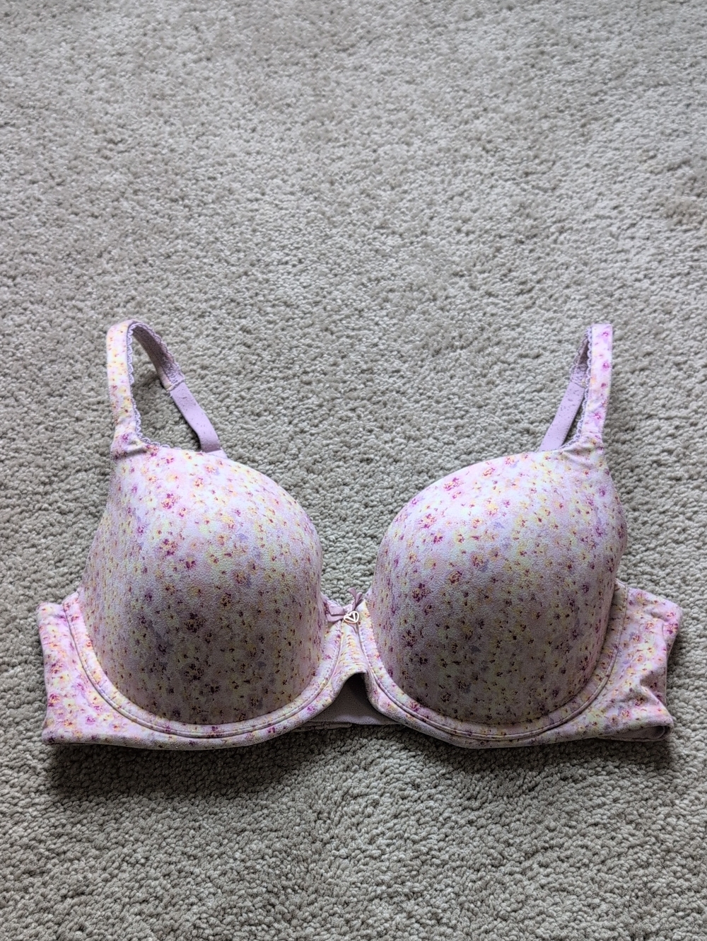 Victoria's Secret Pink Floral Lightly Padded T-Shirt Bra